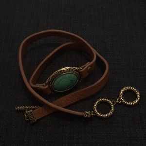 Premier Designs Leather Cuff